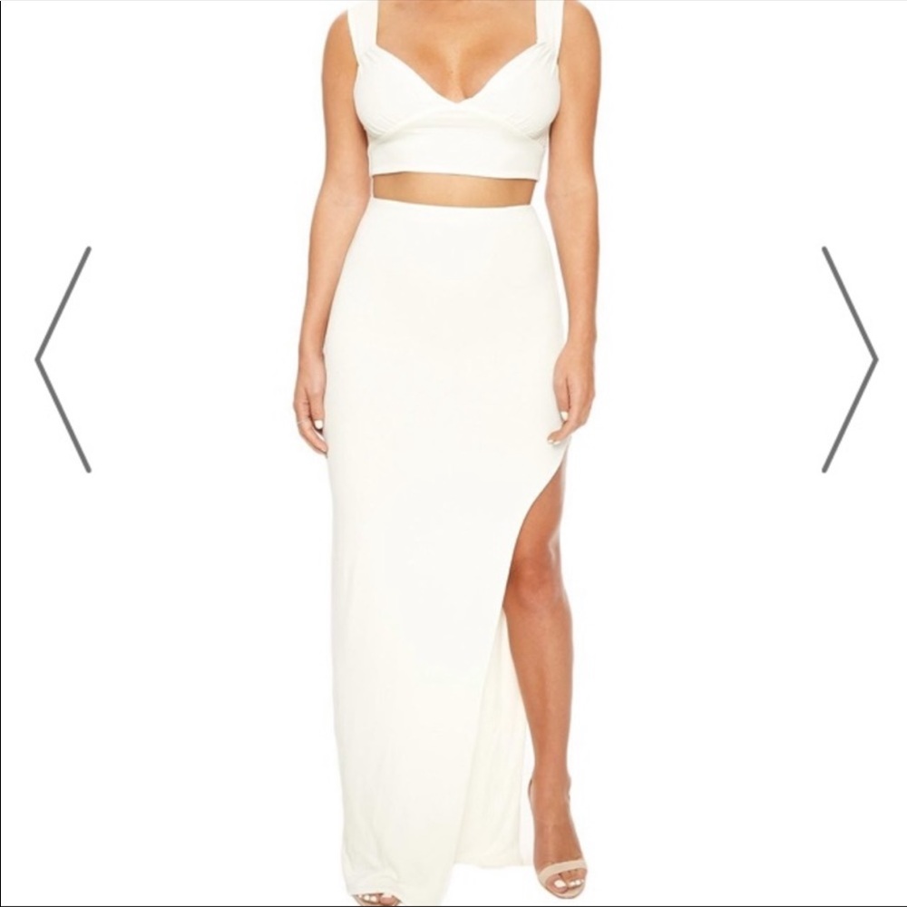 Naked Wardrobe Up to the Maxi Skirt Set